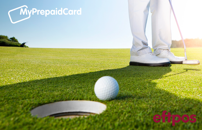 Large zenith golf burgundy front eftpos